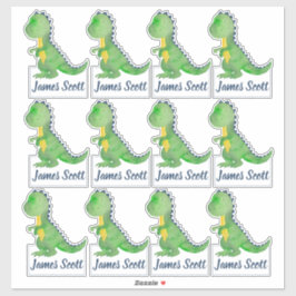 Personalisierte Dinosaurier Trex Kids' Labels