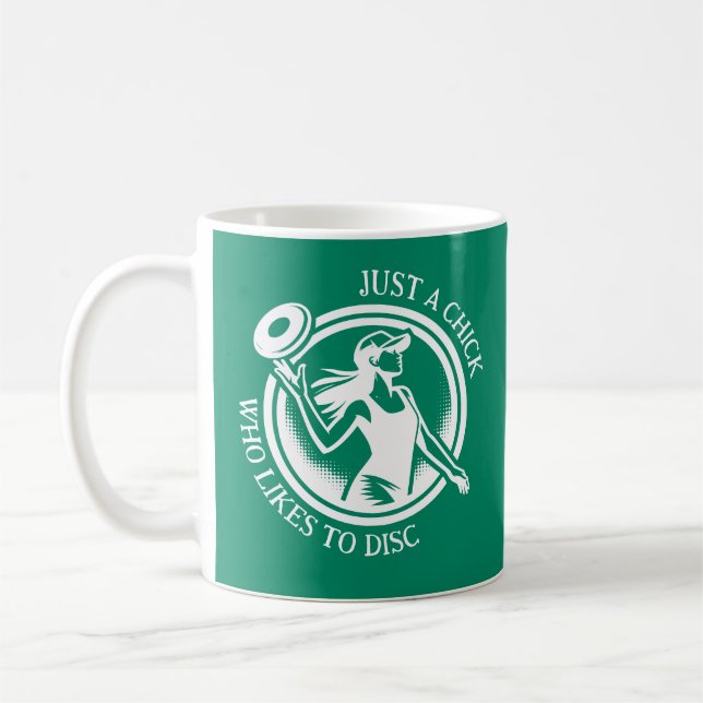 Personalisierte Disc Golf Kaffeetasse (Links)