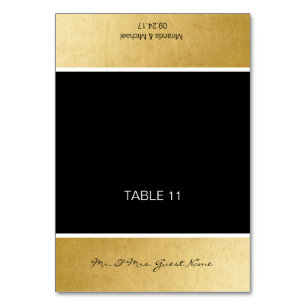 Personalisierte DIY Tischnummer