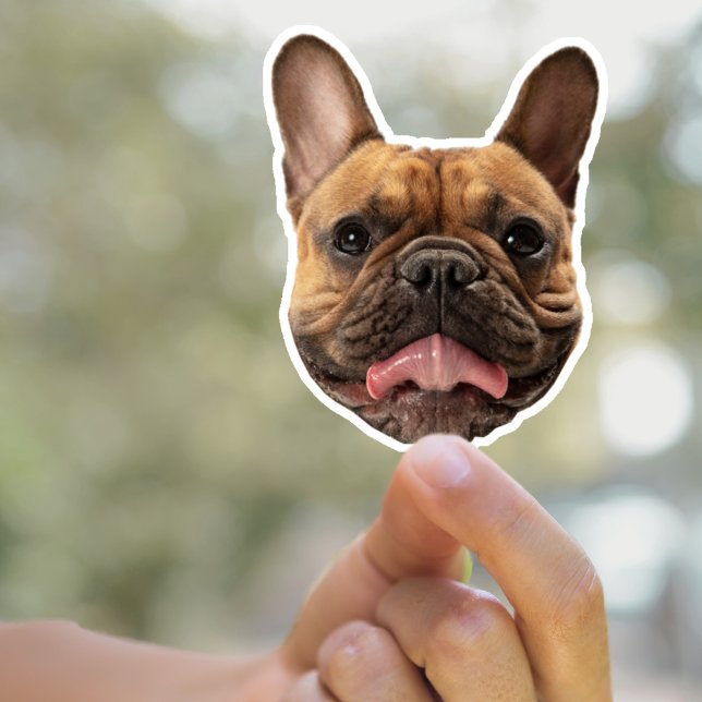 Personalisierte Dog-Aufkleber für Hunde-Gesichtsau Aufkleber (Von Creator hochgeladen)
