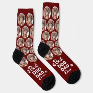 Personalisierte DOG DAD Lustige Coole Haustier-Fot Socken