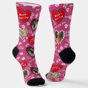 Personalisierte Dog Foto Socken Benutzerdefinier