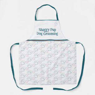Personalisierte Dog Paws All-over-Print-Schürze Schürze