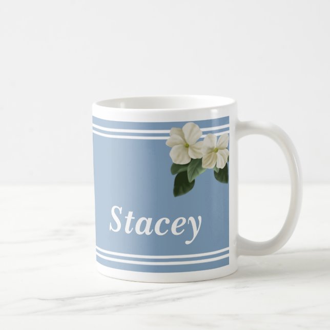 Personalisierte Dogwood Blume Tasse (Rechts)