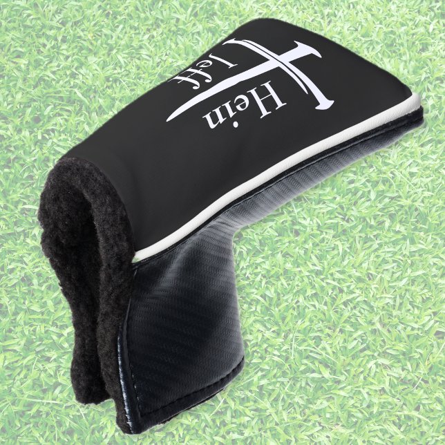 Personalisierte Drei-Nails Weißes Kreuz Christlich Golf Headcover (Personalized Three Nails White Cross Christian Golf Head Cover)
