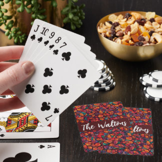 Personalisierte, dynamische Herbstgänge Spielkarten