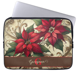 Personalisierte dynamische tropische Weihnachtsfei Laptopschutzhülle