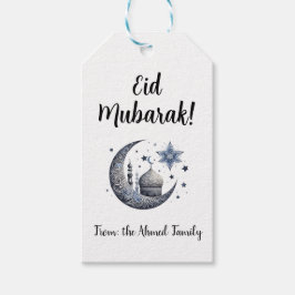 Personalisierte Eid Mubarak Geschenktasten Geschenkanhänger