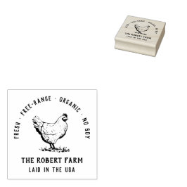 Personalisierte Eierkarton-Briefmarke Gummistempel
