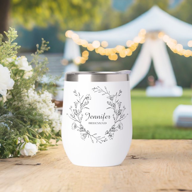 personalisierte, einfache botanische Brauerei (Hochzeit)