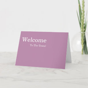 Personalisierte einfache elegante Begrüßung Karte