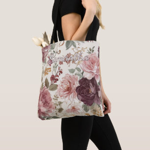 Personalisierte Einkaufstasche mit französischer f Tasche