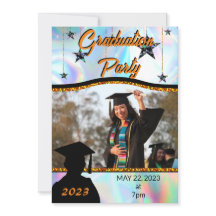 Personalisierte Einladung der Graduationspartei