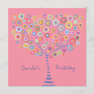 Personalisierte Einladung zum Geburtstag des Circl