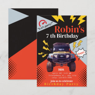 Personalisierte Einladung zum Geburtstag, maßgesch