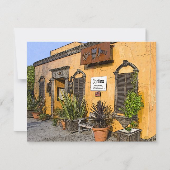 Personalisierte Einladungen "Cantina" (Vorderseite)