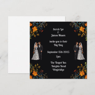 Personalisierte Einladungen zu Hochzeiten und Einl