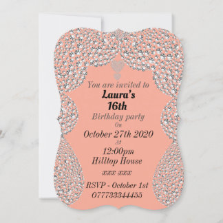 personalisierte Einladungen zum 16. Geburtstag