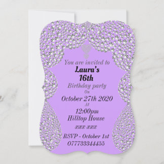 personalisierte Einladungen zum 16. Geburtstag