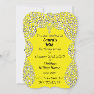 personalisierte Einladungen zum 16. Geburtstag