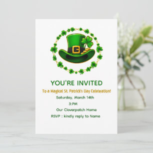 Personalisierte Einladungskarte zum St. Patrick's 