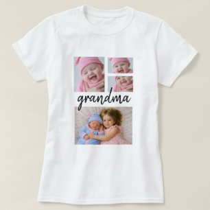 Personalisierte Einzigartige Fotocollage T-Shirt