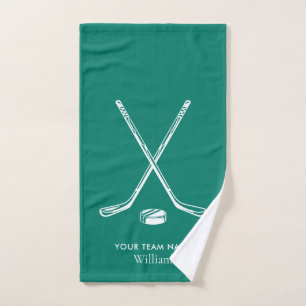Personalisierte Eishockey-Mannschaftsspieler Maßge Handtuch