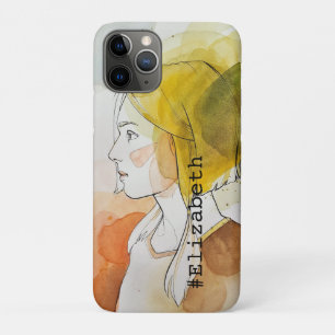 Personalisierte, elegante Aquarellmalerei Case-Mate iPhone Hülle