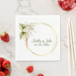 Personalisierte elegante Cocktail Party Servietten