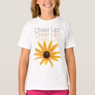 Personalisierte elegante gelbe Blume aufheitern br T-Shirt