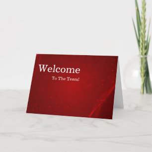 Personalisierte Elegante Welcome Card Karte