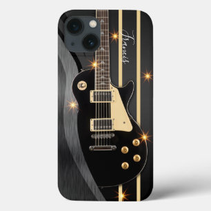Personalisierte elektrische Gitarre mit Individuel Case-Mate iPhone Hülle