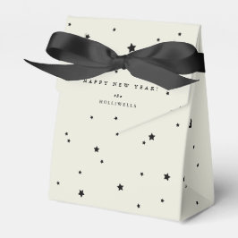 Personalisierte Elfenbeinküste und Schwarze Sterne Geschenkschachtel
