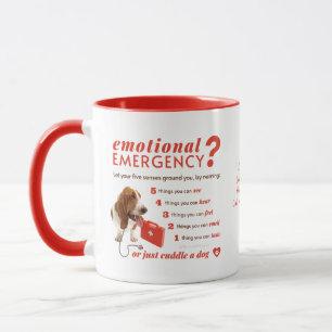 Personalisierte emotionale Erste Hilfe - Bassett D Tasse