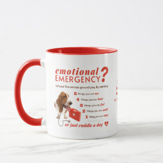 Personalisierte emotionale Erste Hilfe - Bassett D Tasse