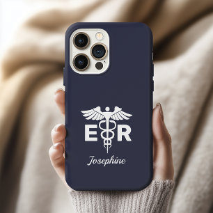 Personalisierte ER-Krankenschwester-Handyhülle Cad iPhone 15 Pro Hülle