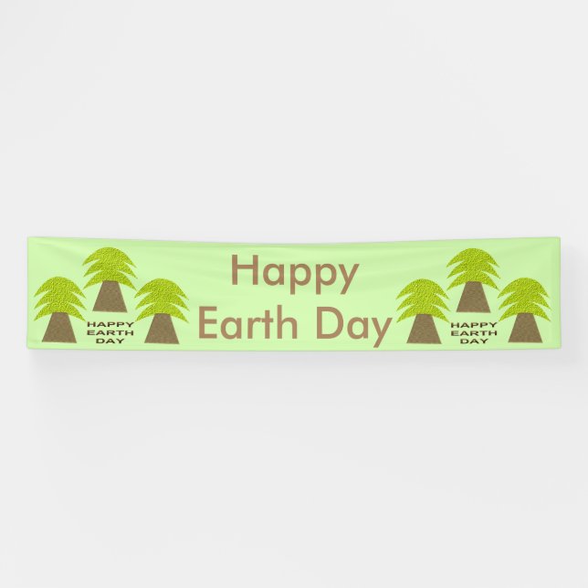 Personalisierte Erdbaume Banner (Horizontal)