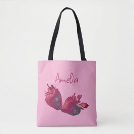 Personalisierte Erdbeere Tasche