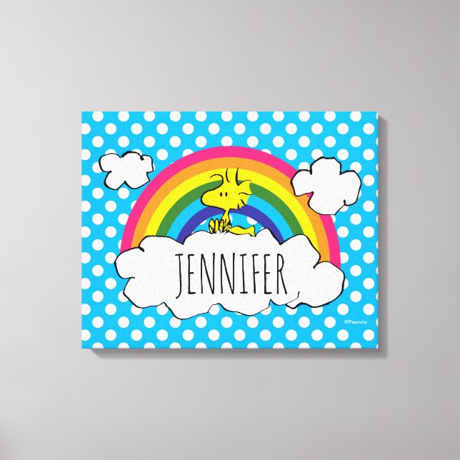 Personalisierte Erdnüsse | Name hinzufügen Leinwanddruck (Vorderseite)