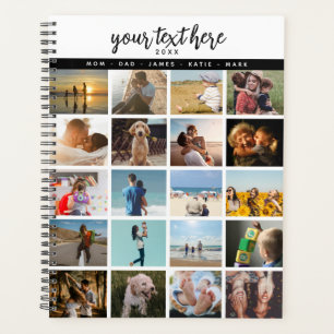 Personalisierte Erinnerungen für Liebe mit 20 Foto Planer
