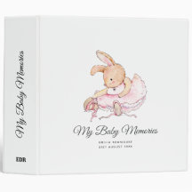 Personalisierte ERINNERUNGEN MY BABY - Rabbit Ball