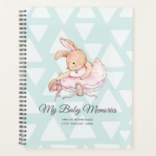 Personalisierte ERINNERUNGEN MY BABY - Rabbit Ball Planer