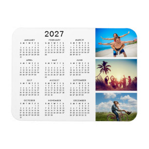 Personalisierte Erinnerungs-Foto-Collage 2023 Kale Magnet