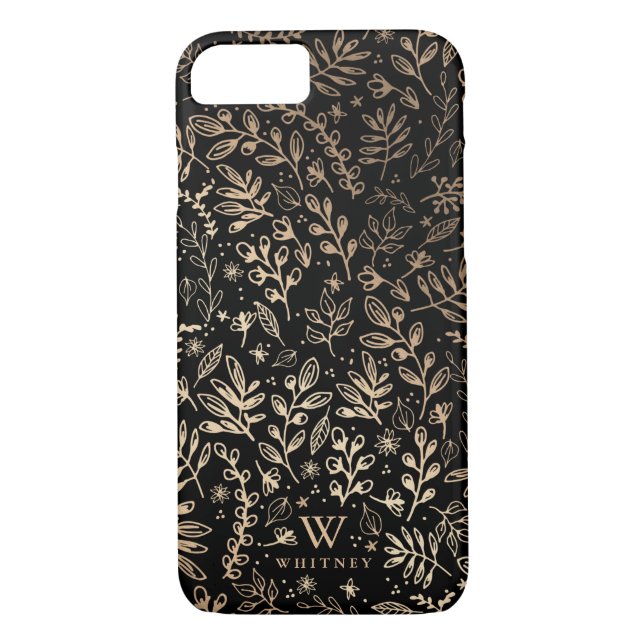 Personalisierte | Ernte-Blumen Case-Mate iPhone Hülle (Rückseite)