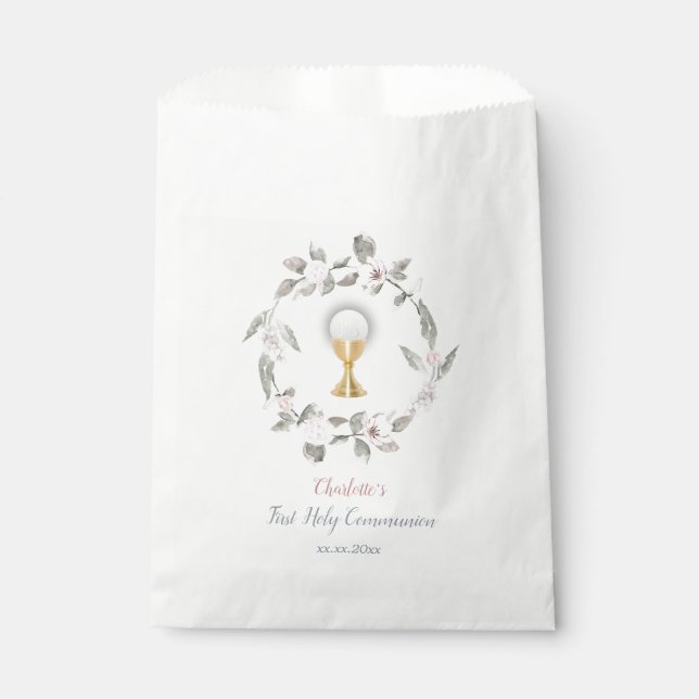 personalisierte Erste Kommunion Geschenktütchen (Vorderseite)