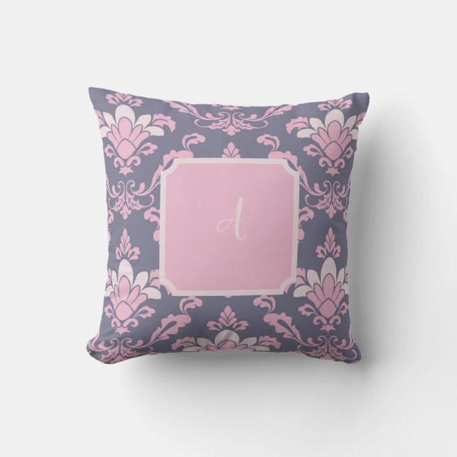 Personalisierte erste Lilie Pink Pillow Kissen (Vorderseite)