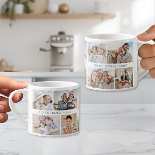 Personalisierte Erstellen Sie Ihre eigene Fotocoll Espressotasse