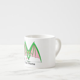 Personalisierte Espresso-Tasse mit "m-" Monster Espressotasse