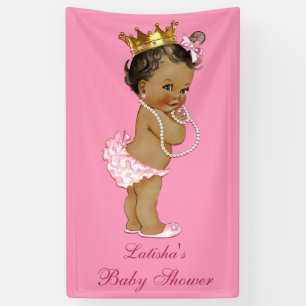 Personalisierte ethnische kleine Dusche Banner