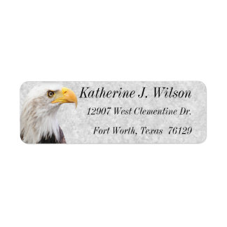 Personalisierte Etiketten für den amerikanischen W